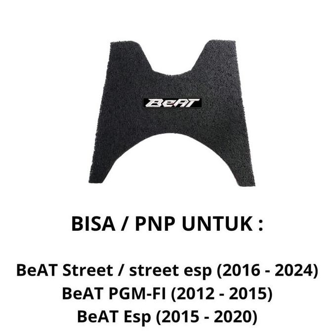 Karpet Motor Beat FI || Beat ESP || 2013-2019 / alas pijak kaki