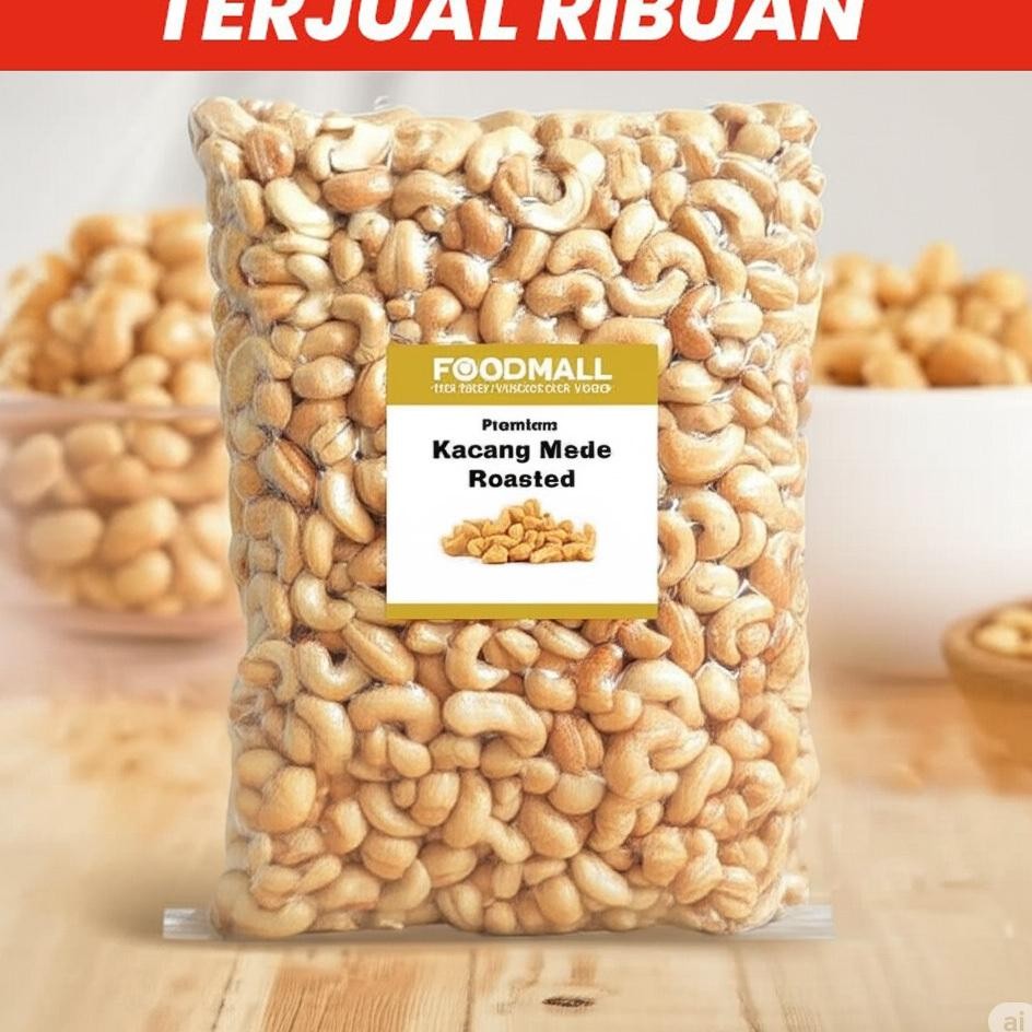 

Kacang Mede Roasted Utuh Mete Oven Panggang Matang Siap Makan