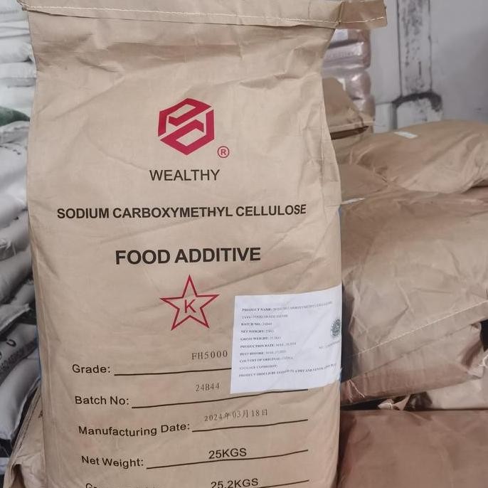 

Sodium Carboxymethyl Cellulose Ex Wealthy 25 Kg / Cmc Food Grade 25Kg