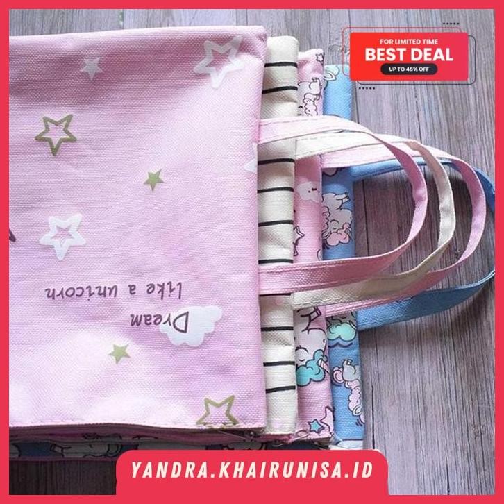 

UNICORN PORTABLE A4 FILE STORAGE POUCH BAG TEMPAT BUKU ALA PALING MURAH