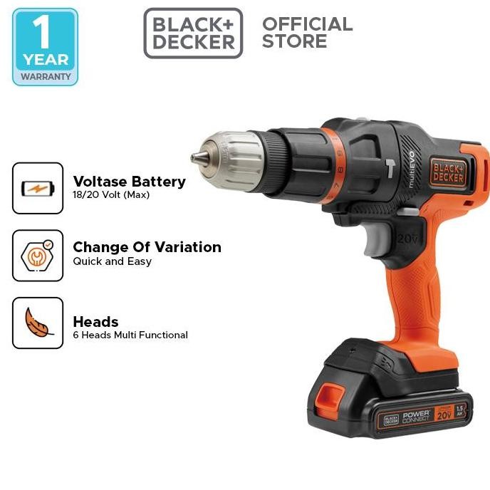 Black+Decker Multi Evo 6 Heads Kit (Evo185K6-B1)