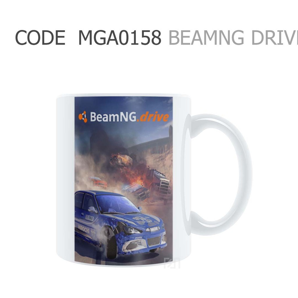 MUGLICIOUS MGA0158 BEAMNG DRIVE Gaming Artwork Gelas Mug