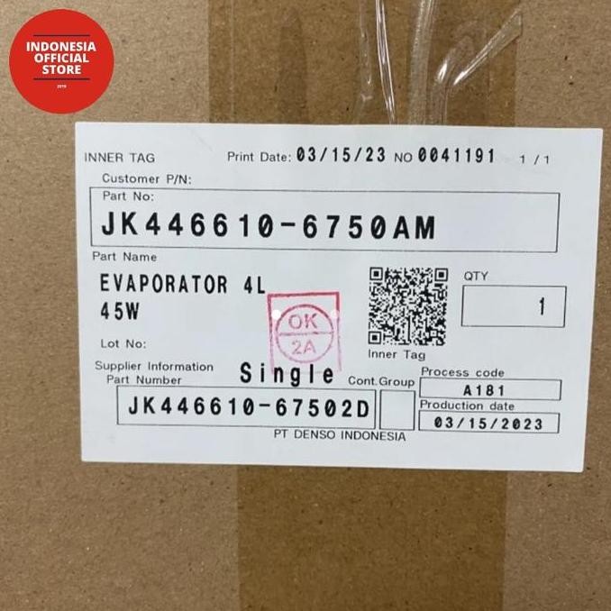 EVAPORATOR EXPANDER DENSO AC MOBIL EFAPORATOR EPAPORATOR EFAFORATOR