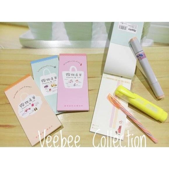 

```````] SALE! shopping list/ kertas list belanja