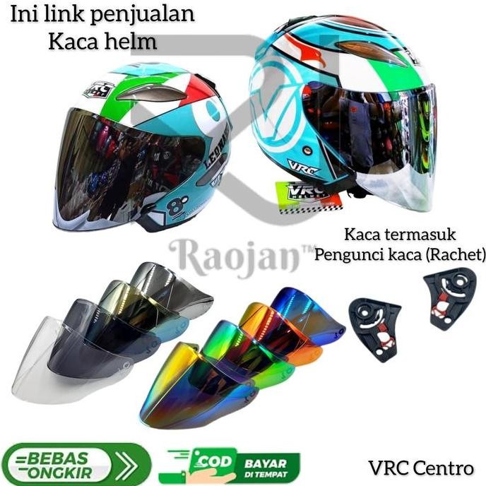 Kaca Helm Vrc Centro Visor Helm Vrc Centro Termurah
