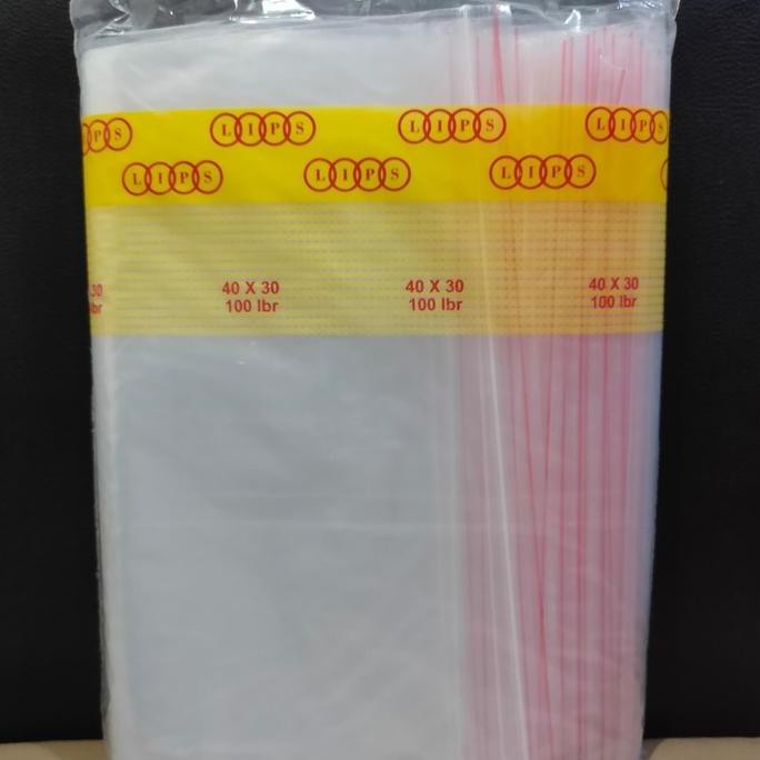 Plastik Klip 30x40cm Isi 100pcs - Ziplock Plastik Baju Kaos Tebal