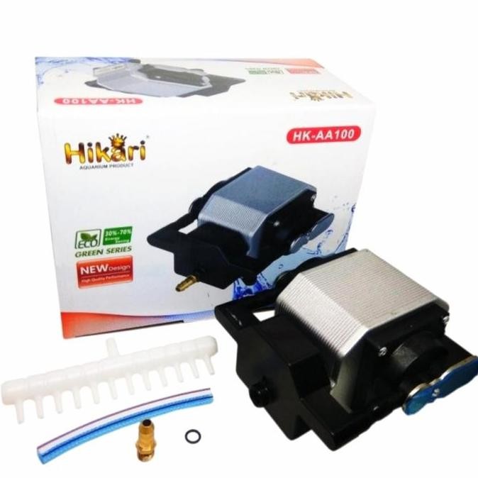 BLOWER AERATOR KOLAM HIKARI AA-100 HK AA100 POMPA UDARA KUAT HEMAT LISTRIK
