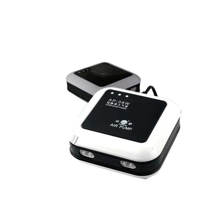 YAMANO AP-08W POMPA UDARA AERATOR AQUARIUM 4 LUBANG AC DC SILENT
