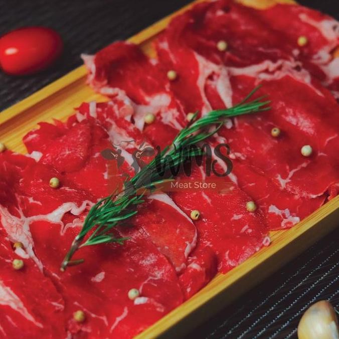 

Aus Lean Meat / Low Fat Beef Slice - Daging Sapi Sukiyaki & Grill 1Kg