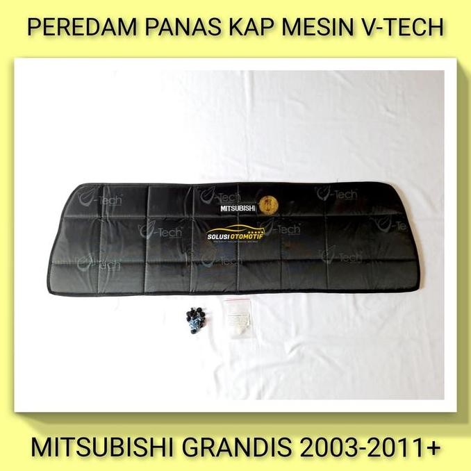 Peredam Kap Mesin Mitsubishi Grandis + Klip | Peredam Panas VTECH