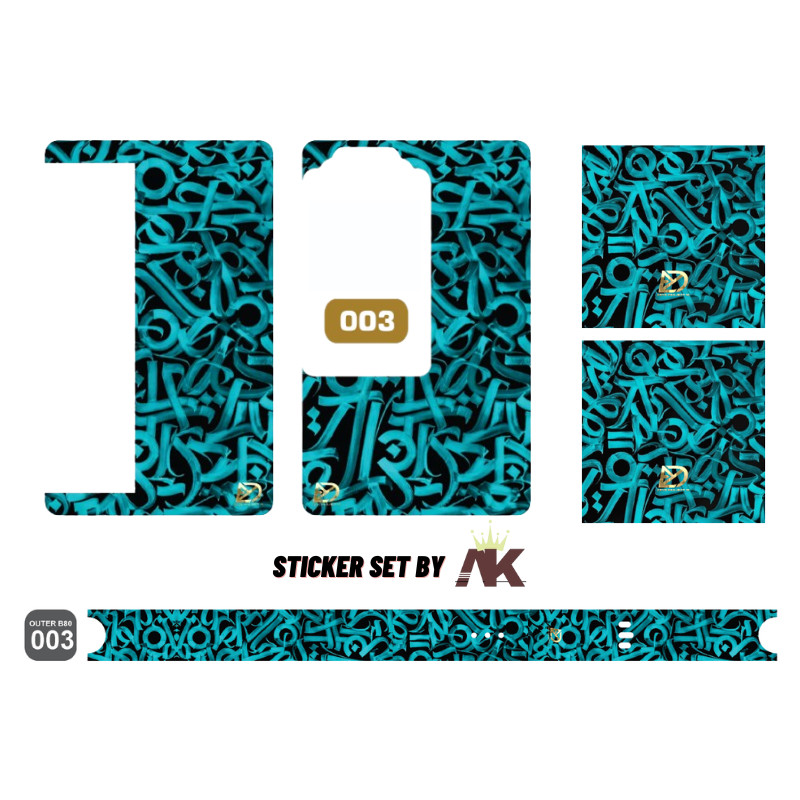 

*Premium Quality* Set Lengkap Laminasi Doff B80 Pres 3 Garskin Custom Stiker Maxdecal Bkn Case COD