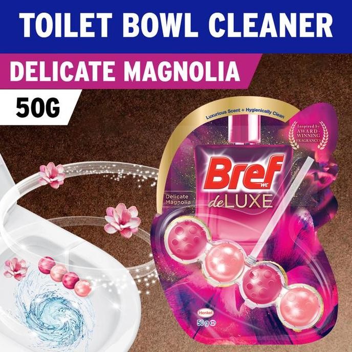 

Bref Deluxe Toilet Bowl Cleaner - Delicate Magnolia 50G