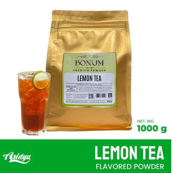 

hanya disini] Bubuk Minuman | Rasa Lemon Tea 1 kg | Powder Drink | Merk Bonum