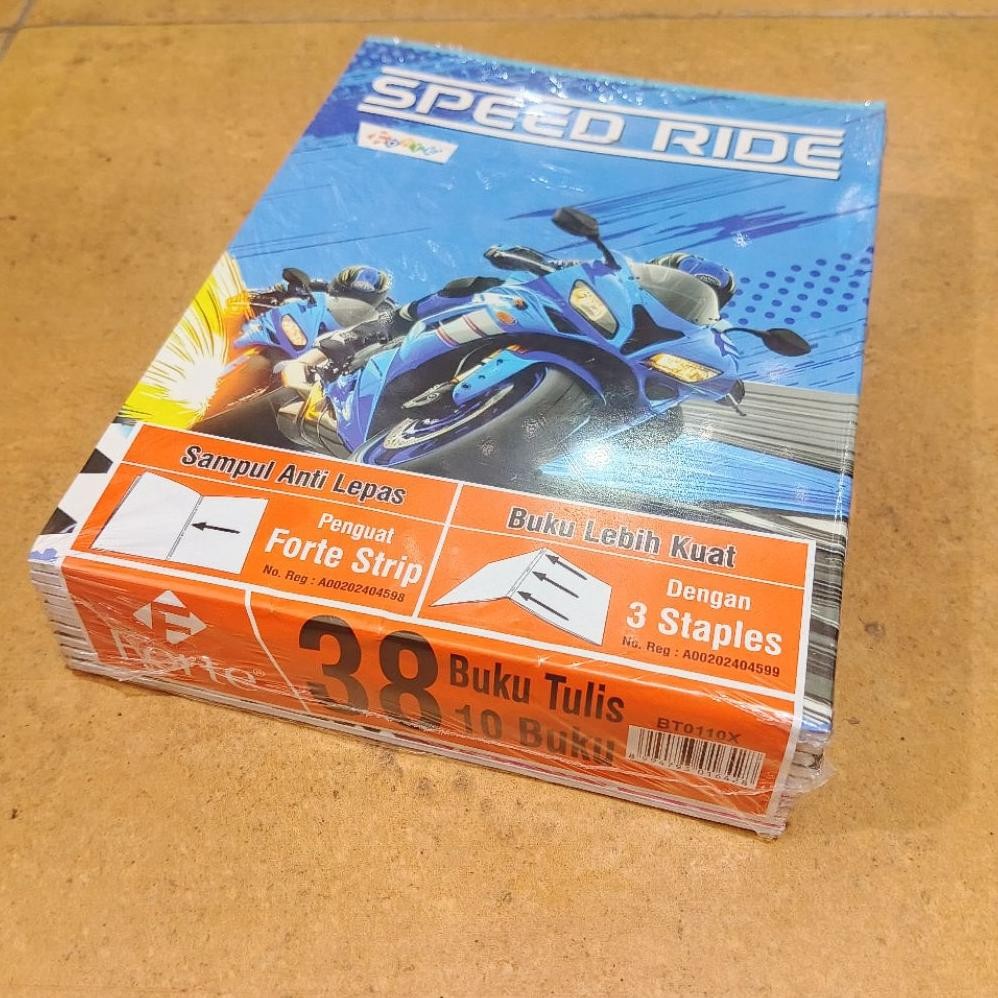 

1 Pak Buku Tulis 38 Lembar, 58 isi 10 Pcs KARAKTER