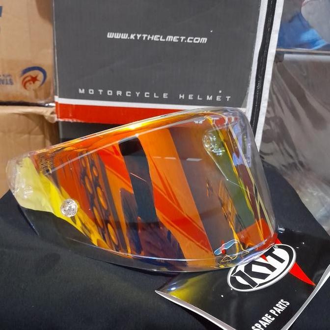 Visor Kyt Nfr Nx Race Nz Race Photocromic Red Gold Original Termurah