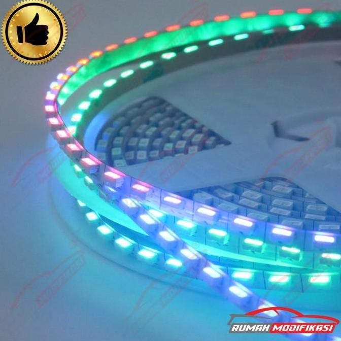 RGB LED SAMPING - LED STRIP - RGB - 4MM - 144 LED - SK6812 DC 5V - SIDEVIEW RGB STRIP - LED ADESSABL