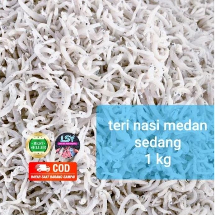 

ikan asin teri nasi medan size sedang 1kg