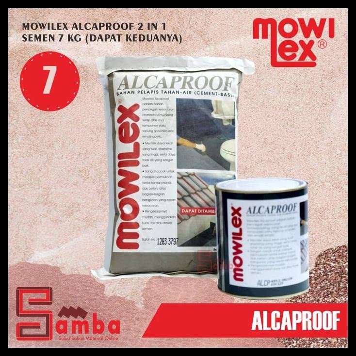 TERBARU MOWILEX ALCAPROOF 2 IN 1 - SEMEN 7 KG 