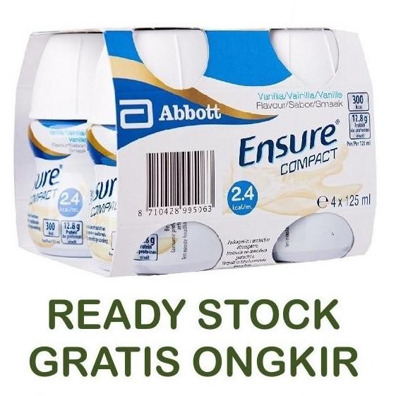 

Abbott Ensure Compact Ready To Drink Adult Nutrition - Vanilla 4x125ml