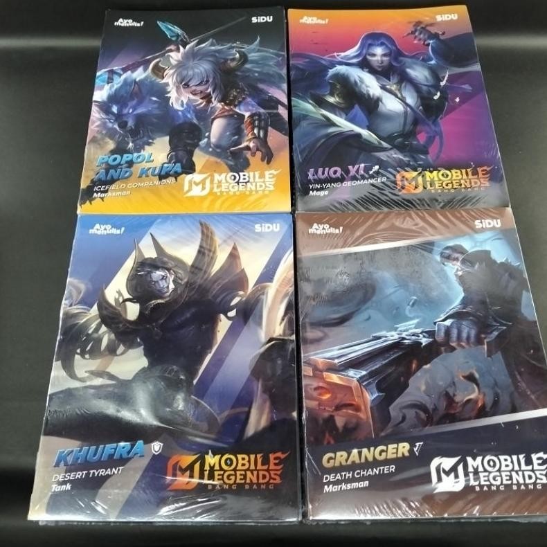 

( 1 Pak ) Sidu Buku Tulis 38 Mobile Legend 1 Pak Isi 10 Buku / Buku Tulis Sidu Isi 38 Lembar
