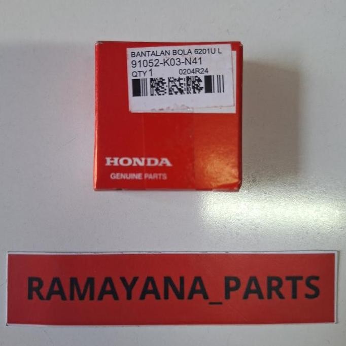 new Laher Bearing Radial Ball 6201U L BeAT eSP PCX Sonic 150R Supra GTR 150 Supra X 125 FI 91052K03N