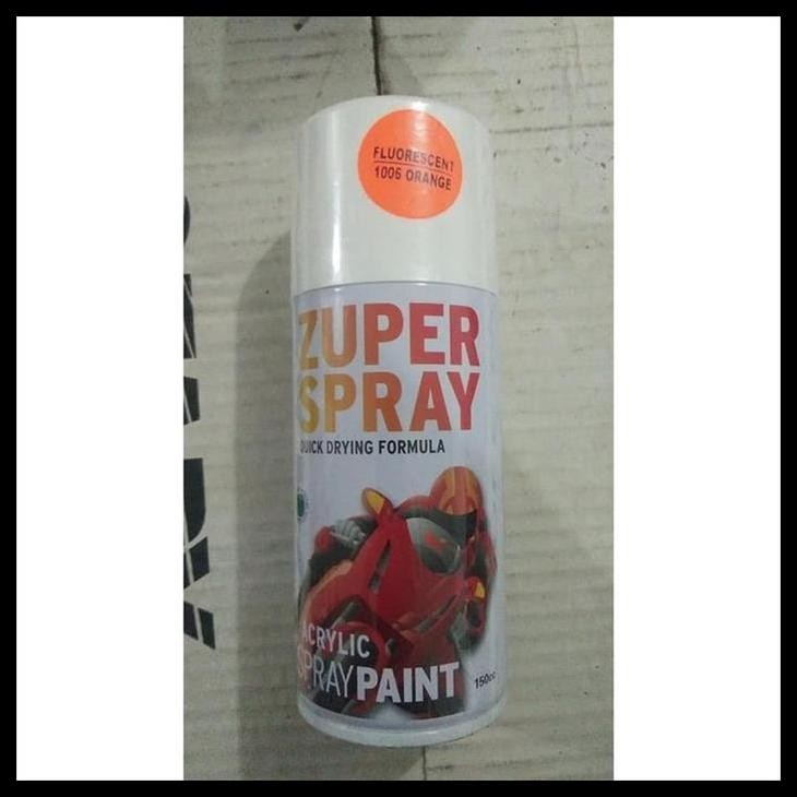 

TERBARU CAT SEMPROT ZUPER SPRAY FLUORESCENT ORANGE STABILO JINGGA 150CC P1006 !!!