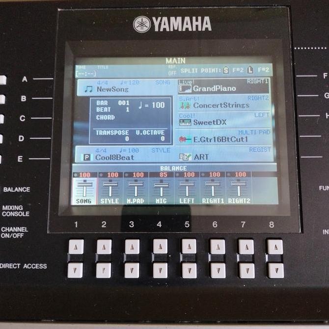 baru YAMAHA PSR S910 Keyboard Second Mulus