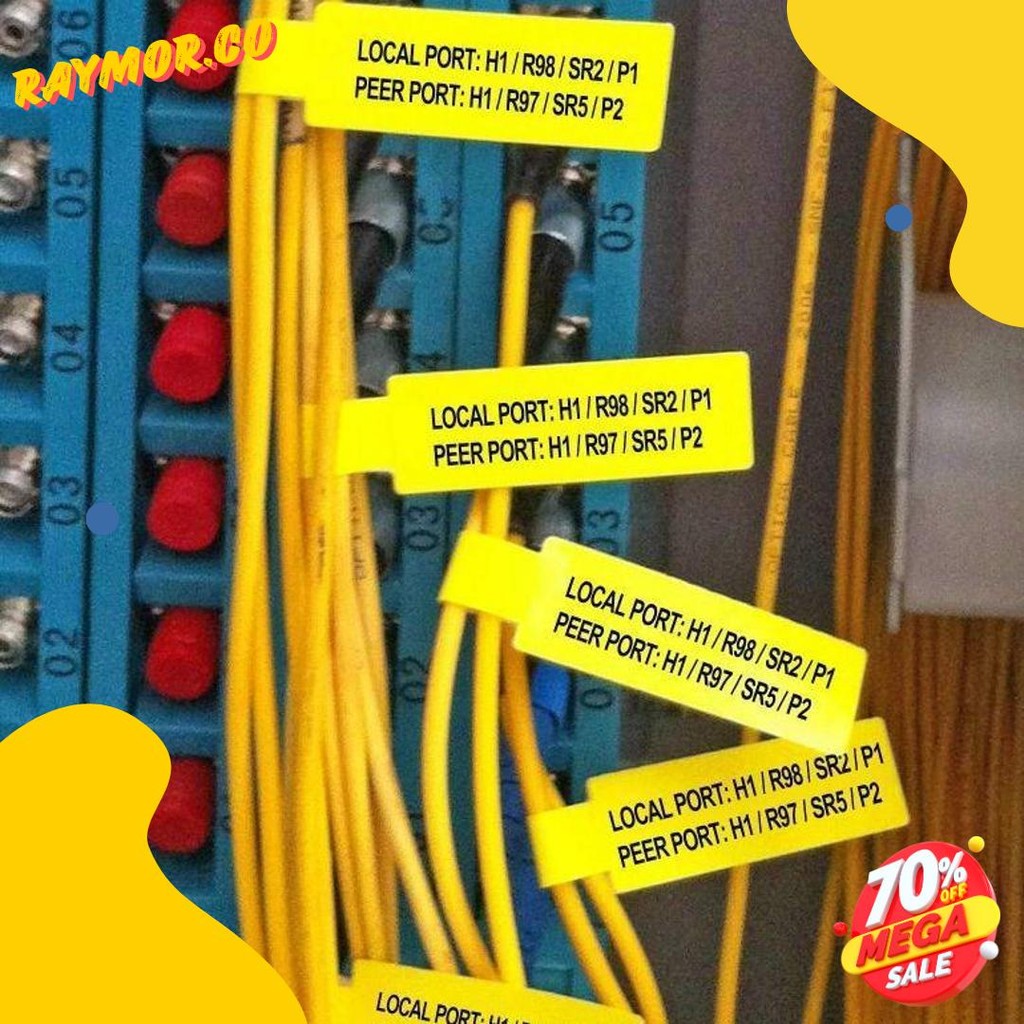 

Kertas Stiker Label Kabel Anti Air Niimbot D11 Untuk Menandai Klasifikasi Kabel Jaringan Terlaris! Produk Ini Banyak Dicari