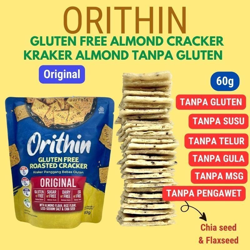 

FM ORIThin Snack GlutenFree 25g Original Cemilan Sehat Kaya Serat Tanpa Gluten / Susu / Telur / Gula