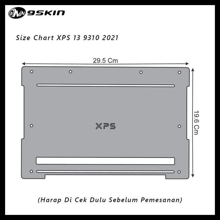 DISKON GARSKIN DELL XPS 13 9310 2021 3M BLACK CAMO BOTTOM 