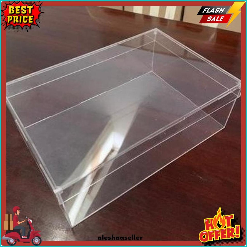 

Box Akrilik / Kotak Akrilik Hampers 30X20X10 Diskon Setengah Harga