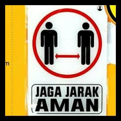 

HOT DEAL STIKER 25CM SIGN BOARD TANDA GAMBAR JAGA JARAK AMAN SOCIAL DISTANCE !!!