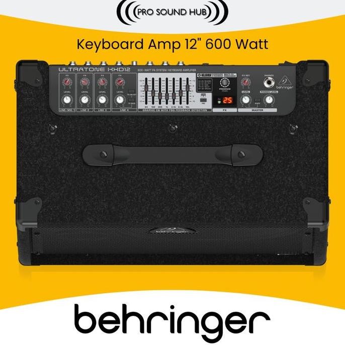 baru Behringer KXD12 Ampli Keyboard Amplifier Speaker Monitor Amply Organ Orjen KXD-12 KXD 12