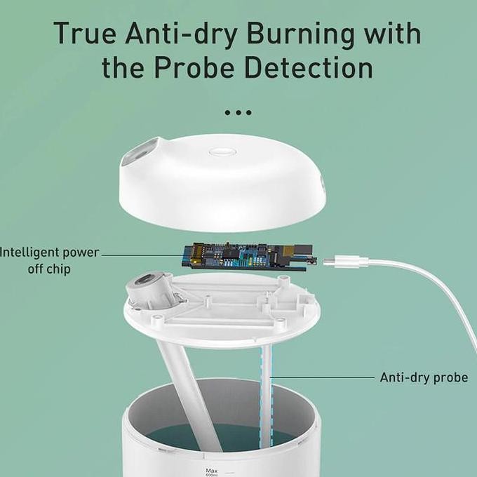 Baseus Elephant Air Humidifier Diffuser Pelembab Udara Rumah 600ml