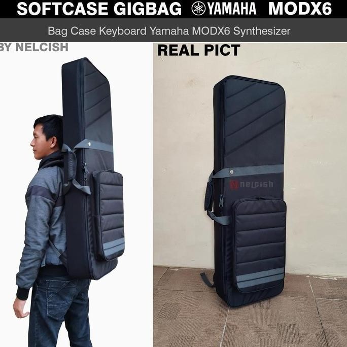baru Softcase Tas Gigbag Keyboard Yamaha MODX6 Synthesizer MODX-6 NELCISH