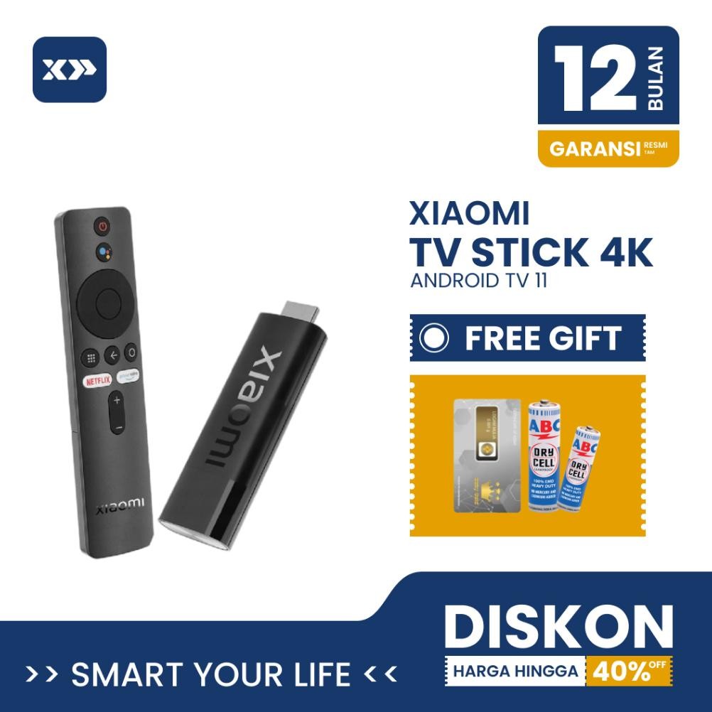 NEW Xiaomi TV Stick 4K Ultra HD Android TV 11 - Garansi Resmi [terbaik][terlaris]