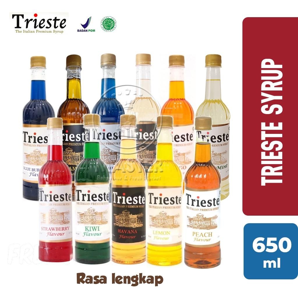 

FM Trieste Premium Syrup Aneka Rasa [Botol Plastik 650 ml]