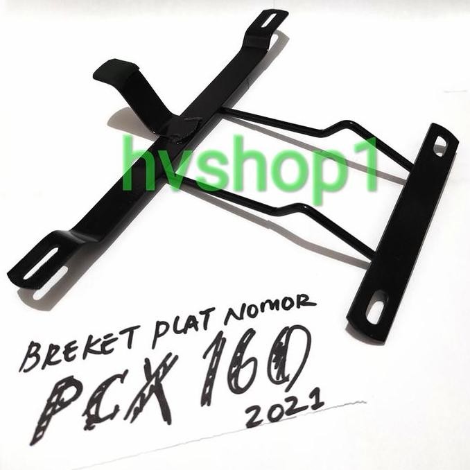 breket plat nomor pcx 160 dudukan plat nomor