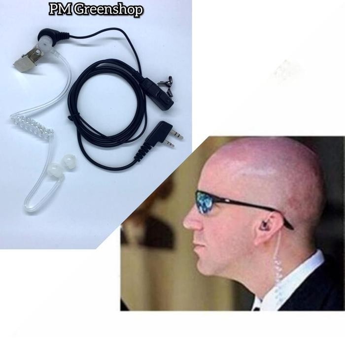 Headset Ht Wln Fbi Tube Spiral Paspampres Wlan Earphone