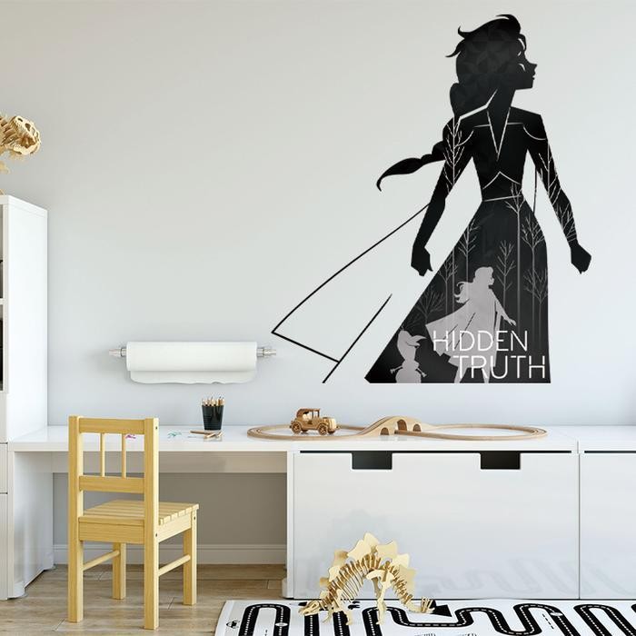 DK STIKER DINDING FROZEN | STIKER | WALLPAPER FROZEN | WALLSTIKER ANNA ELSA OLAF | WALLPAPER DINDING