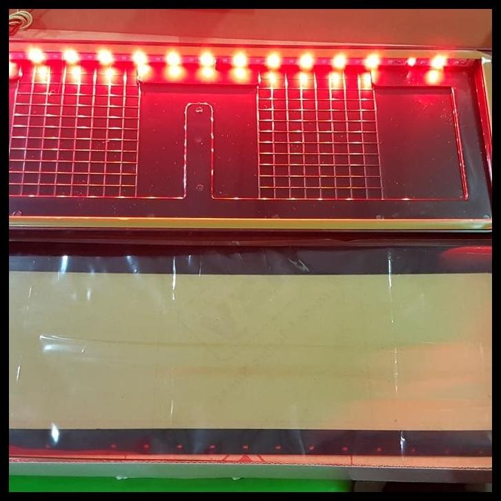 DISKON DUDUKAN/PLAT NOMOR MOBIL AKRILIK IZY LAMPU 46CM XPANDER