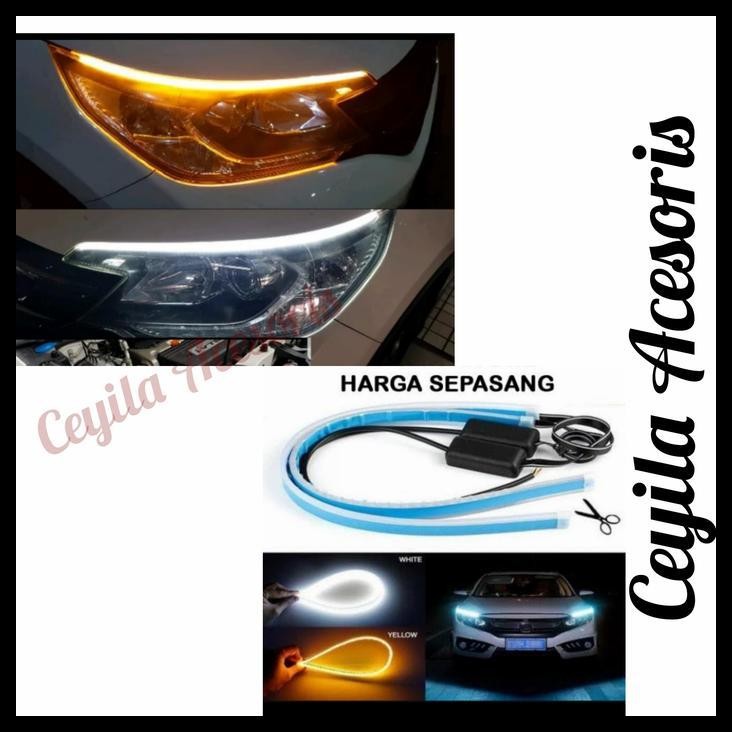 GRATIS ONGKIR LAMPU ALIS RUNNING TURNING LED 2 WARNA MOBIL ALL NEW OUTLANDER SPORT