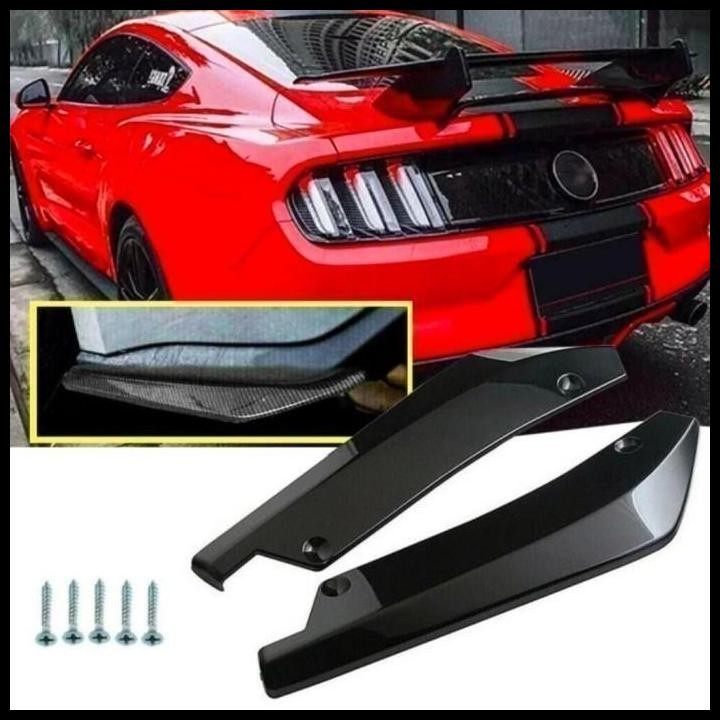 DISKON WINGLET BELAKANG MOBIL FEROZA HITAM GLOSY UNIVERSAL 