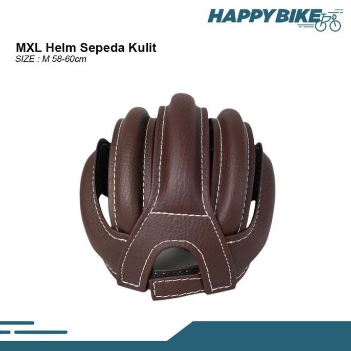 MXL Helm Topi Kulit Sepeda Bicycle Helmet Safety Dewasa Unisex