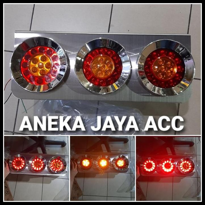 TERBARU STOPLAMP TRUK TRONTON FUSO LED 24VOLT - LAMPU STOP TRUK LED -UNIVERSAL 