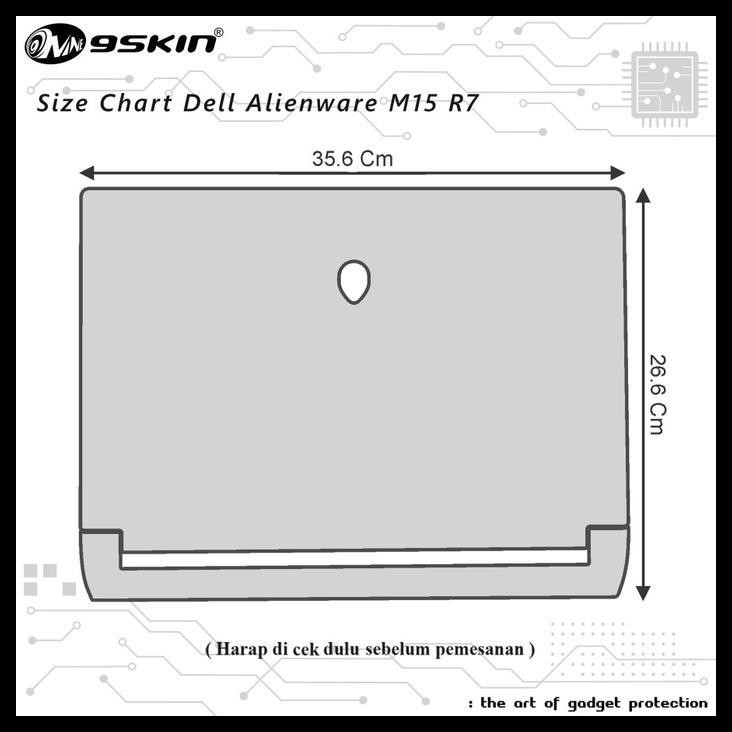 TERBARU SKIN PROTECTOR DELL ALIENWARE M15 R7 15.6 INC 3M WOOD 