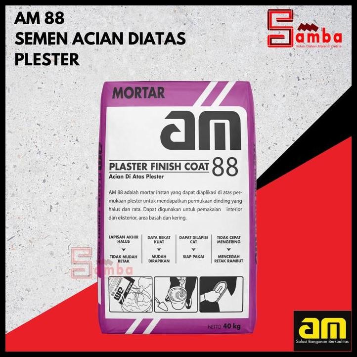 BEST DEAL AM 88 SEMEN ACIAN DI ATAS PLESTER | SEMEN ACIAN 40 KG