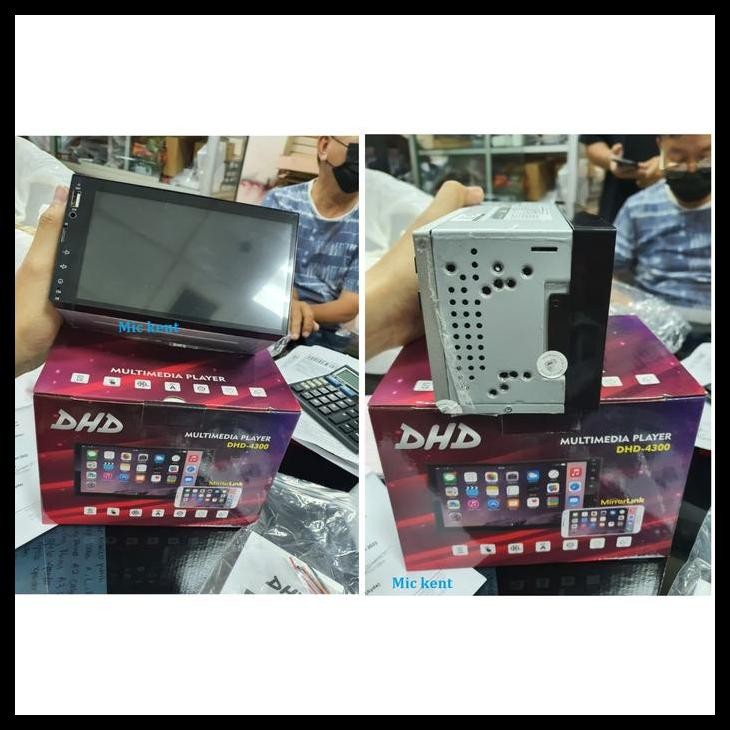 GRATIS ONGKIR HEAD UNIT DHD 4300 7 INCH BODY PANJANG MOBIL UNIVERSAL 