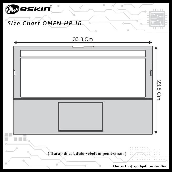 TERBARU SKIN PROTECTOR HP OMEN 16 3M SPECIAL 