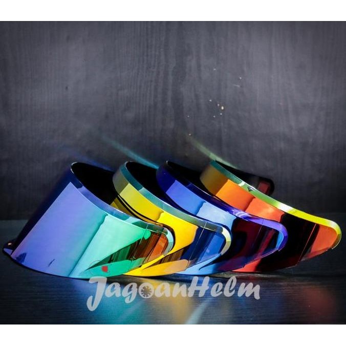 Visor Osbe Pista Corsa Gprr | Flat Iridium | After Market Asli